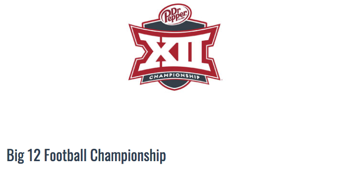 Transportation to and from Big 12 Football Championship in Dallas